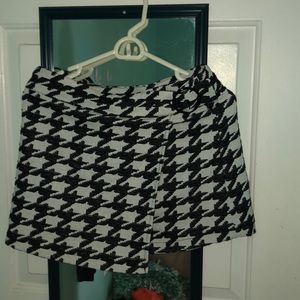 overlapping skirt